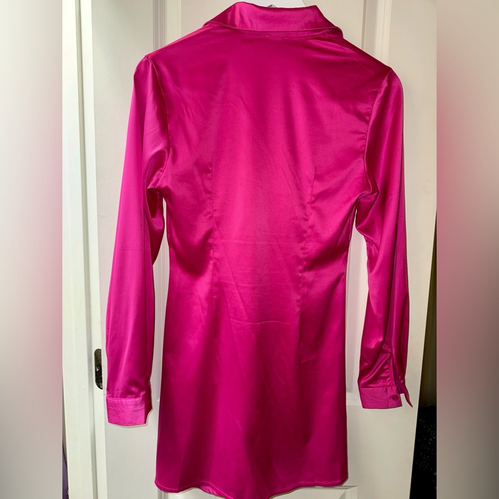 Button Down Mini Dress - Picture 5 of 6